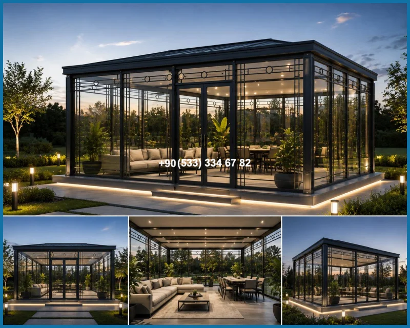 KIŞ BAHÇESİ-GAZEBO-FERFORJE KIŞ BAHÇESİ-KAMELYA ure19886
