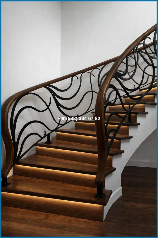 MERDİVEN KORKULUKLARI- MERDİVEN KORKULUK TASARIMI ure19703
