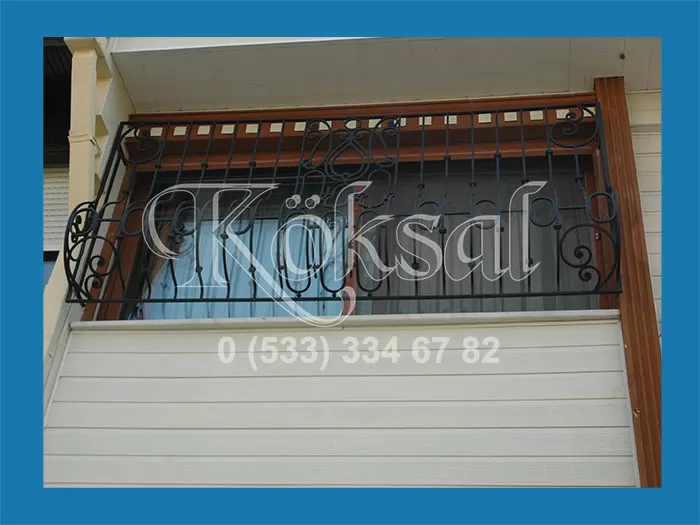 Motifli Pencere Korkuluk 256