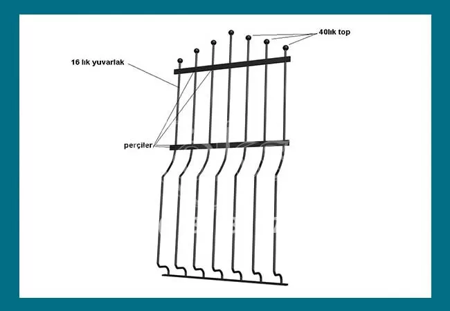 Pencere Korkuluk Ürün 52