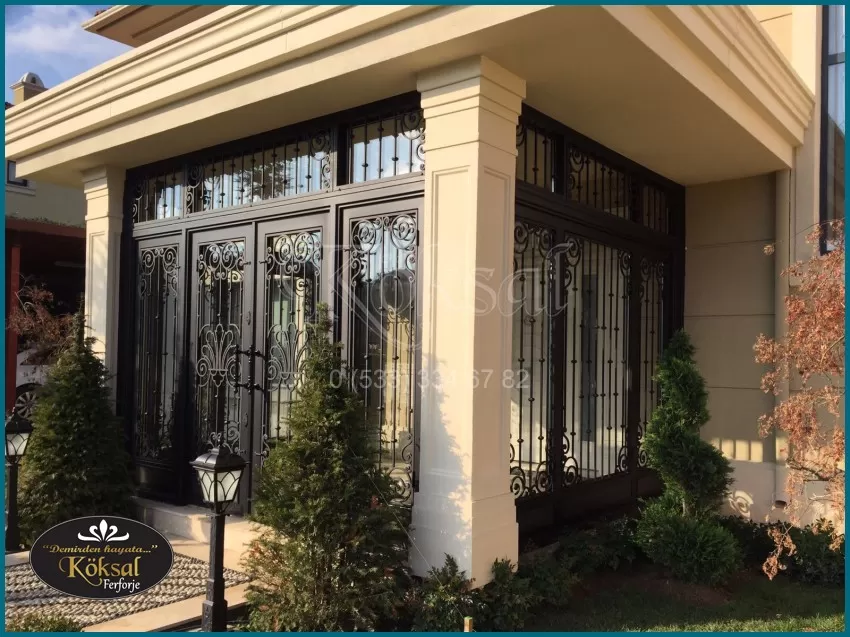 Siyah Villa Kapısı – Villa Dış Kapı Modelleri