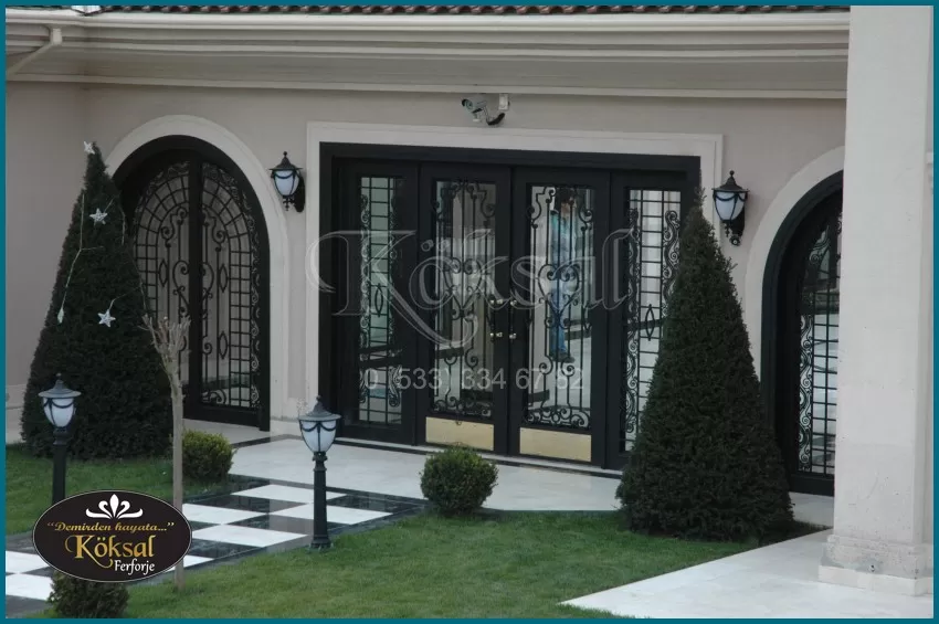Villa Kapıları - Ferforje Villa Kapı Modelleri