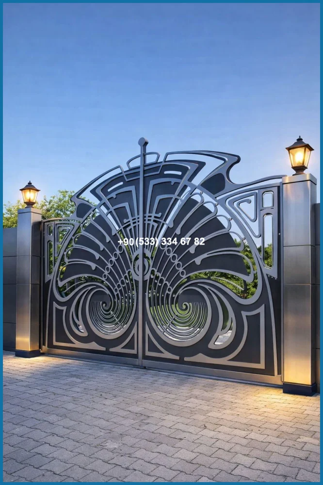 VİLLA KAPILARI-FERFORJE VİLLA KAPILAR-VİLLA GİRİŞ KAPILAR ure19437